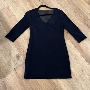 J. Crew 00 suit dress navy